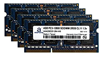 【中古】【輸入品・未使用】Adamanta 16?GB ( 4?x 4gb )ノートPCメモリアップグレードforモバイルワークステーションHP EliteBook 8570?W ddr3?1600?MHz pc3???12800?cl11?S|スカイマーケットプラス