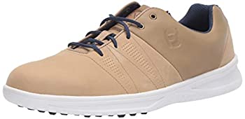 【中古】【インポート品・未当て嵌める】FootJoy メンズ コントゥアー 心地よい ゴルフシューズ US 大きさ: 24.5 色つや: ベージュ