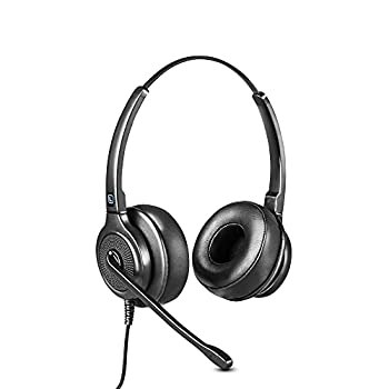 【中古】【輸入品・未使用】Leitner OfficeHero LH255XL デュアルイヤーUSBヘッドセット ノイズキャンセリングマイク付き VoIP電話システム100%対応