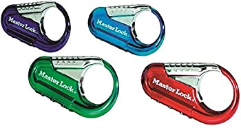 【中古】【インポート品・未当て嵌める】Master Lock 1548DCM うしろ側容器に並べる鍵を掛ける アソートカラー