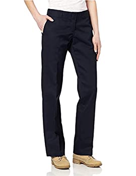 【中古】【輸入品・未使用】Dickiesレディース 防しわ・シミ加工済みオリジナルワークパンツ US サイズ: 14/Regular カラー: ブルー|スカイマーケットプラス