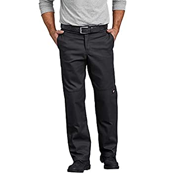 【中古】【輸入品・未使用】Dickies メンズレギュラーストレートフィットパンツ ストレッチツイルパンツ ダブルニ― US サイズ: 38W x 30L カラー: ブラック