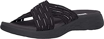 【中古】【輸入品・未使用】Skechers レディース Go Run 600-Sunrise スライドサンダル US サイズ: 9 カラー: ブラック