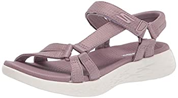 【中古】【インポート品・未当て嵌める】Skechers レディース On-The-go 600-Brilliancy 運動競技サンダル%ｶﾝﾏ% 点火装置藤色%ｶﾝﾏ% 11