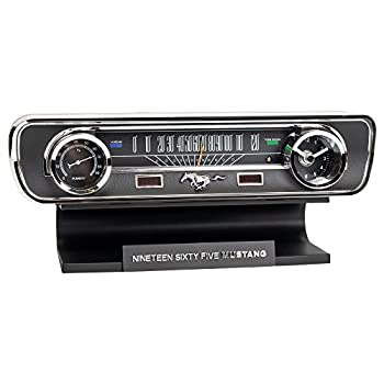【中古】【輸入品・未使用】Mustang 50th Anniversary Desktop Sound Clock Thermometer