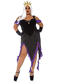 【中古】【輸入品・未使用】LEG AVENUE(レッグアベニュー)【大きいサイズ】2 PC Sultry Sea Witch 海の魔女 BLACK/PURPLE 86764X サイズ 3X4X 20,857円