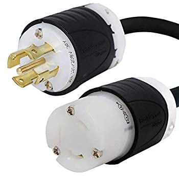 【中古】【輸入品・未使用】NEMA L21-30P - L6-30R プラグアダプター - 1フィート 30A/208V 10/3AWG - アイアンボックス # IBX-90773-01