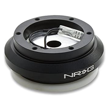 【中古】【輸入品・未使用】NRG SRK-130H ブラックステアリングホイールショートハブアダプター ホンダシビック(EK9) S2000 プレリュード用