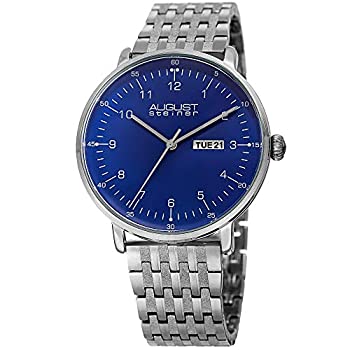 【中古】【輸入品・未使用】August Steiner Men 's Casual Watch ( Model : as8215ssbu )
