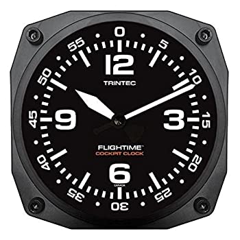 【中古】【輸入品・未使用】Trintec フライトタイム 航空コックピット 壁時計 9065フィート