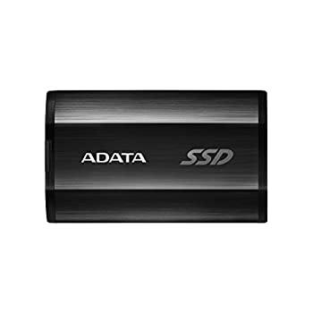 【中古】【輸入品・未使用】ADATA SE800 512GB IP68 頑丈 - 最大1000 MB/s - SuperSpeed USB 3.2 Gen 2 USB-C 外付けポータブルSSD ブラック (ASE800-512GU32G2-CBK)