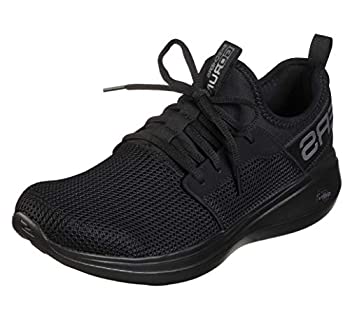 【中古】【インポート品・未当て嵌める】[スケッチャーズ] スニーカー GO RUN FAST-VALOR メンズ 黒いこと 26.5 珊 2E