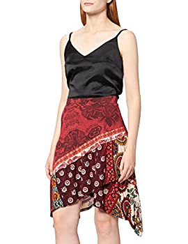 【中古】【輸入品・未使用】Desigual Women's Skirt Indira、レッド(BORGONA3007)、M|スカイマーケットプラス