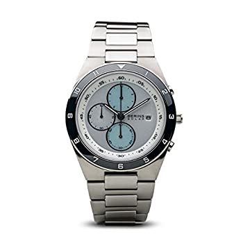 【中古】【インポート品・未当て嵌める】BERING Time メンズ スリムウォッチ 34440-707 | 40粍容れもの | ソーラー寄せあわせ | ステンレススチールストラップ | 傷に揺るぎないサファイアクリ