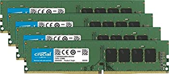 【中古】【輸入品・未使用】Crucial [Micron製] DDR4 デスク用メモリー 8GB x 4 ( 2400MT/s / PC4-19200 / 288pin / DR x8 ) CT4K8G4DFD824A