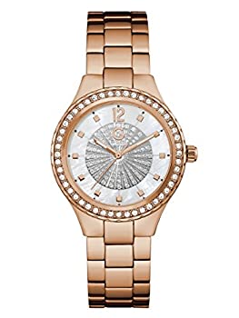 【中古】【輸入品・未使用】G By Guessレディースローズゴールド調Crystal Glitz Watch