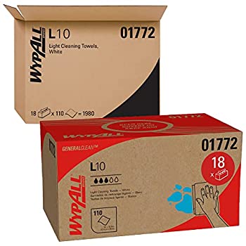 【中古】【インポート品・未当て嵌める】WypAll 01772 L10 SANI-PREP 乳製品西洋手ぬぐい ポップアップボックス席 1枚 10 1/2x10 1/4in 1風呂敷き包み110枚 (18枚入り口・入口入れもの) 白いこと