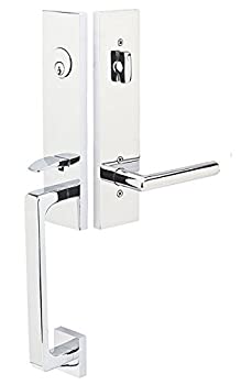 【中古】【輸入品・未使用】Emtek DavosスタイルトリムHandleset inポリッシュクローム右Inswing
