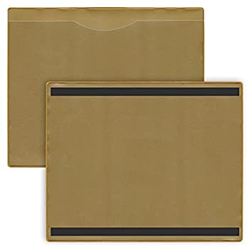 【中古】【インポート品・未当て嵌める】StoreSMART???整理保存用具上衣with Magnetic Back???50-pack???ゴールド可塑性物質(濁り)???Heavy Duty???fj85pqgoldm-50