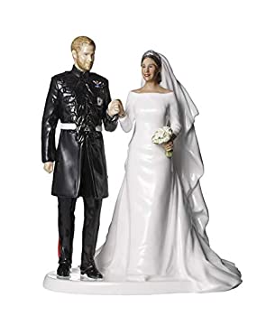 【中古】【輸入品・未使用】Royal Doulton ロイヤルウェディングデイ ハリーとメーガンHN 5929 コレクションフィギュア 10.3インチ マルチ