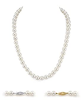 【中古】【輸入品・未使用】The Pearl Source レディーズ 淡水養殖真珠のネックレス 白金 8.0-9.0mm 94,220円