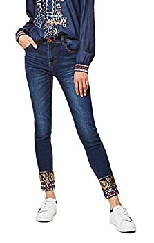 【中古】【輸入品・未使用】Desigual PANTS レディース カラー: ブルー｜スカイマーケットプラス