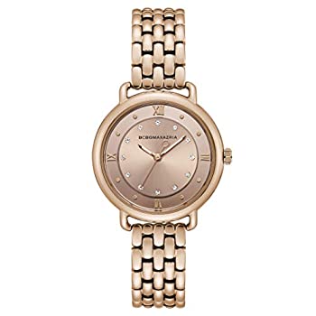【中古】【インポート品・未当て嵌める】BCBGMAXAZRIA Women\u0027s Transparency Japanese-Quartz Watch with Stainless-Steel Strap%ｶﾝﾏ% Rose Gold%ｶﾝﾏ% 7.5 (Model: BG50911003)