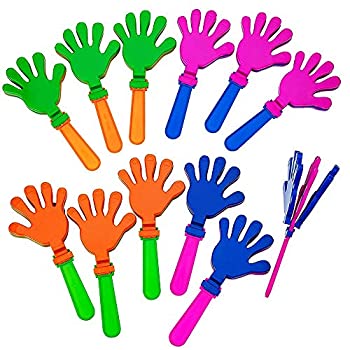 【中古】【輸入品・未使用】ArtCreativity ハンドクラッパー ノイズメーカー - 12~7.5インチ プラスチックノイズメーカー スポーツ パーティー コンサート用 - 誕生日パーテ|スカイマーケットプラス