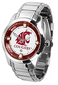 【中古】【輸入品・未使用】Titan (タイタン) スチール腕時計 Links Make Watch Adjustable ワシントン州立大学クーガーズ