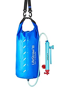 【中古】【インポート品・未当て嵌める】LifeStraw(生存期間麦わら) Mission (軍事任務) 大電気容量12リッター 万有引力下がり式 浄水器 [並行輸入品]