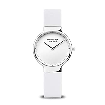 【中古】【インポート品・未当て嵌める】BERING Time | レディース スリムウォッチ 15531-904 | 31粍容れもの | Max Rene 寄せあわせ | シリコンストラップ | 傷つきにくいサファイアク