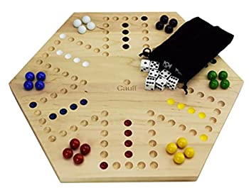 【中古】【輸入品・未使用】Solid Maple Double Sided Aggravation Marbles Board Game Hand Painted 50cm 33,206円