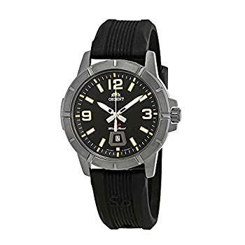 【中古】【輸入品・未使用】Orient スポーツブラックダイヤルブラックラバーメンズウォッチ FUNE900BB|スカイマーケットプラス