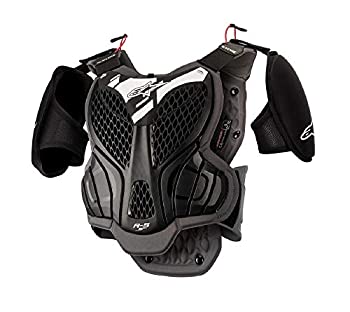 【中古】【輸入品・未使用】Alpinestars ユニ 大人用 ユース A-5 S ボディアーマー ブラック/クールグレー Ys/Ym (マルチ、ワンサイズ)