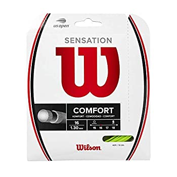 【中古】【インポート品・未当て嵌める】Wilson Sensation 16g ネオン緑であること テニスストリングリール