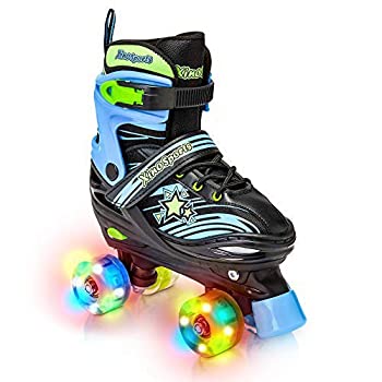 【中古】【輸入品・未使用】Xino Sports 調節可能 ローラースケート 子供用 - イルミネーションLED PUホイール 安全で耐久性のあるローラースケート 男の子と女の子に最適｜スカイマーケットプラス