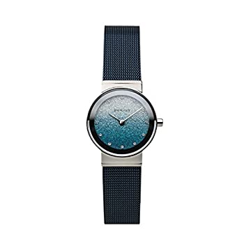 【中古】【インポート品・未当て嵌める】BERING Time レディース スリムウォッチ 10126-3073 | 26粍 入れもの | 古典派音楽寄せあわせ | ステンレススチールストラップ | 傷に揺るぎ無いサファ