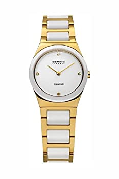 【中古】【インポート品・未当て嵌める】Bering Time 32230???701?Ladiesセラミックホワイトゴールドウオッチ