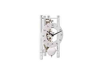 【中古】【輸入品・未使用】Hermle 23025500721 Lakin 三角形テーブルクロック - ゴールド アラビアガラスダイヤル&シルバー振り子