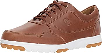【中古】【インポート品・未当て嵌める】FootJoy メンズ Fj ゴルフ 心地よい 前時期表現スタイル シューズ%ｶﾝﾏ% トープ スムース%ｶﾝﾏ% 11