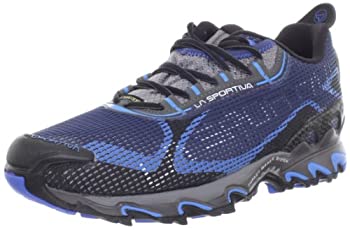 【中古】【インポート品・未当てはめる】La Sportiva Wildcat GTX 2.0 メンズ 雨合羽 トレイルランニングシューズ 黒いこと/青碧 41 M EU