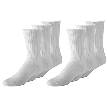 【中古】【輸入品・未使用】レディース アスレチック クルーソックス 36足 - バルク卸売パック - あらゆる靴のサイズに対応 US サイズ: 9-11 カラー: ホワイト