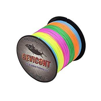 【中古】【輸入品・未使用】GEVICONT 編組ライン 小径釣りアクセサリー 100% PEテスト 8ストランド 328ヤード 547ヤード 1094ヤード 10ポンドから300ポンド 複数の色 海水と