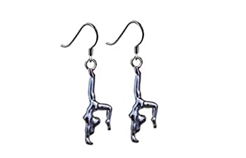 【中古】【輸入品・未使用】体操earrings-女の子体操ジュエリー???Perfect Gift for Gymnast、体操指導者\u0026チーム
