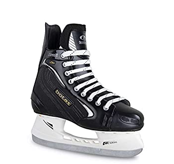 【中古】【輸入品・未使用】Botas???ドラフト281???Men  Ice Hockey Skates | Made inヨーロッパ(チェコ) |色:ブラック Adult 11 ブラック