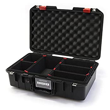 【中古】【インポート品・未当て嵌める】Pelican 1485 エア湖容れもの 黒いこと\u0026赤いこと Trekpak 分け取り付き添い人