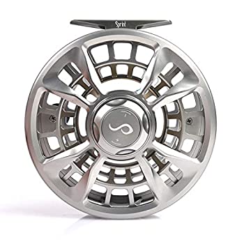 【中古】【輸入品・未使用】M MAXIMUMCATCH Maxcatch Sprint Expert 完全密封 海水フライフィッシングリール CNC加工アルミ合金ボディ (パールライトシルバー、7/9wt)