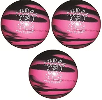 【中古】【輸入品・未使用】EPCO キャンドルピン ボーリングボール - Cobra Pro Rubber ピンク&ブラック ボール 2 inch- 2lbs. 7oz.｜スカイマーケットプラス