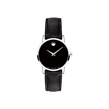 【中古】【インポート品・未当て嵌める】Movado レディース ミュージアムダイヤルウォッチ 黒