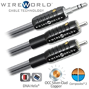 【中古】【輸入品・未使用】WIREWORLD Nano-Silver Eclipse オーディオミニジャックケーブル/ミニジャックオスから2 RCA / 2メートル|スカイマーケットプラス